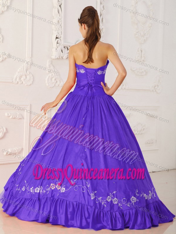 Beaded Embroidery inexpensive Sweet 16 Dresses in Satin and Taffeta