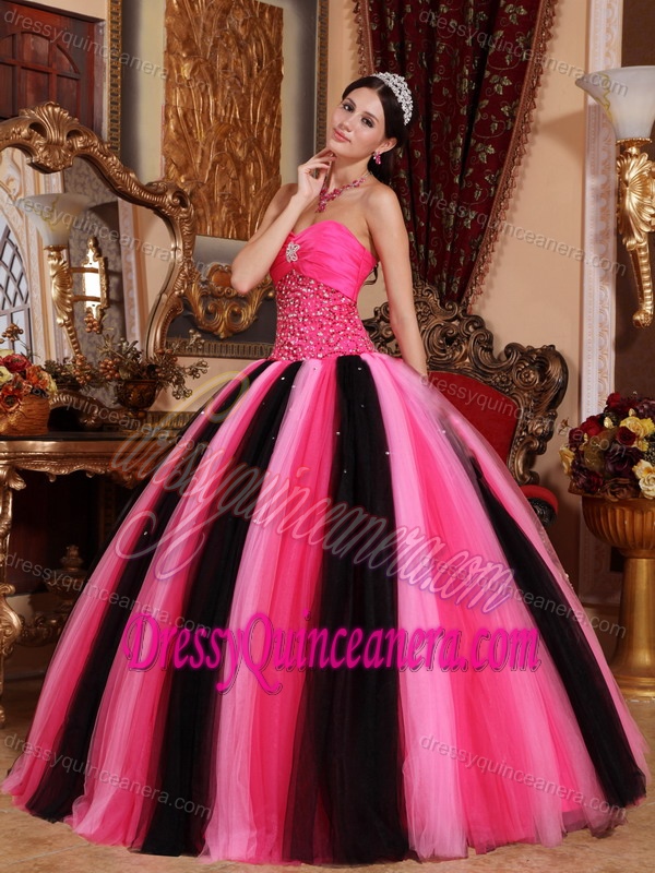 Muti-Colored Ball Gown Sweetheart inexpensive Quinceanera Dresses