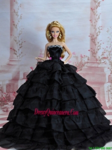 Amazing Black Dress With Sequins Made To Fit The Barbie Doll