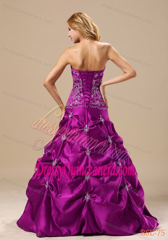 Beautiful Sweet Sixteen Quinceanera Dress with Pick-ups for Custom Made