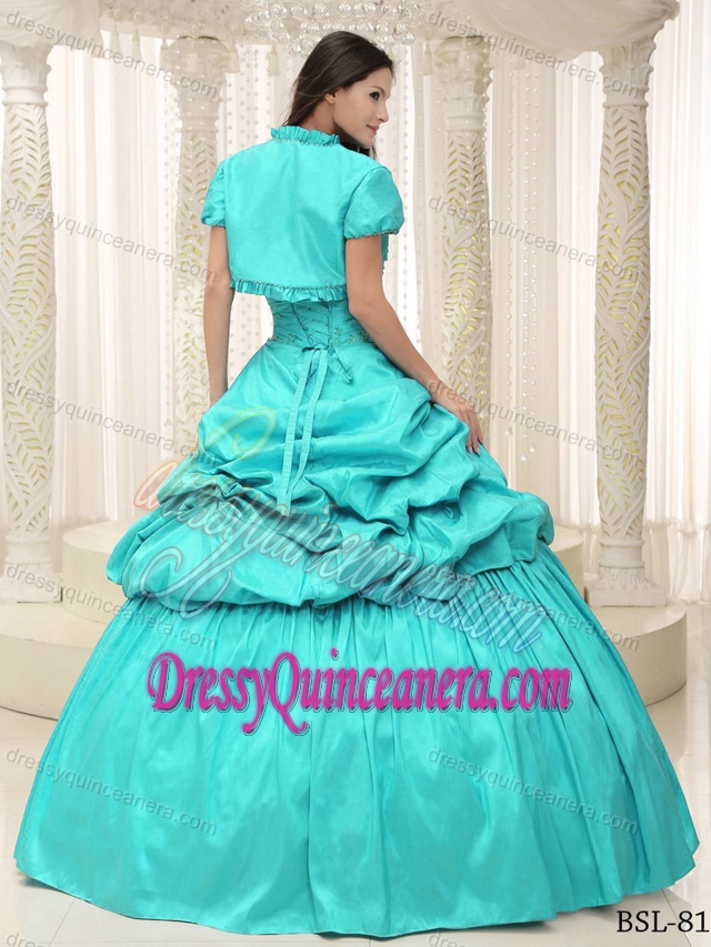 Sweetheart Sweet 16 Quinceanera Dress with Appliques and Lace Up Back