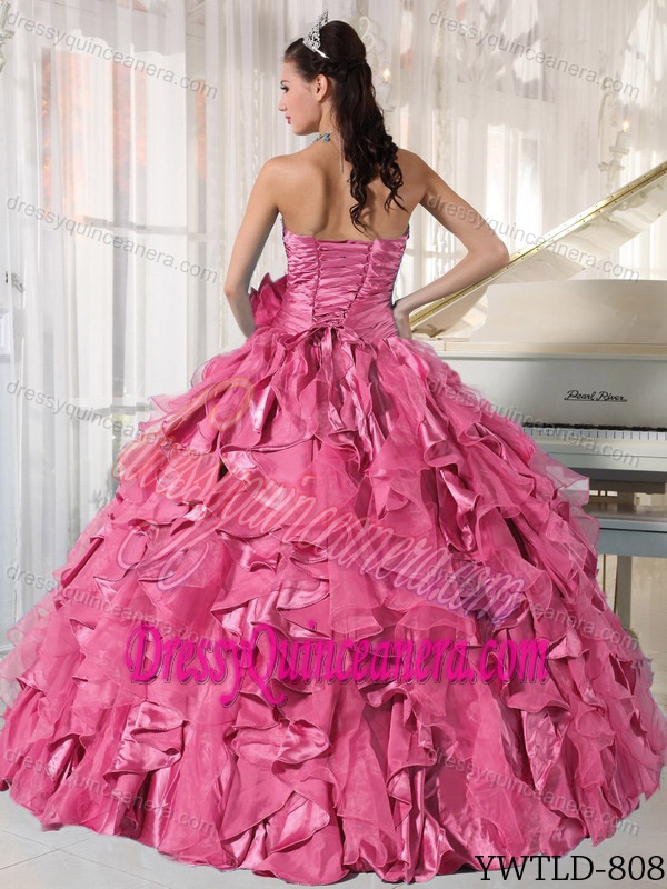 Popular Sweetheart Beaded Quinceanera Dress with Ruffled Layers for Cheap