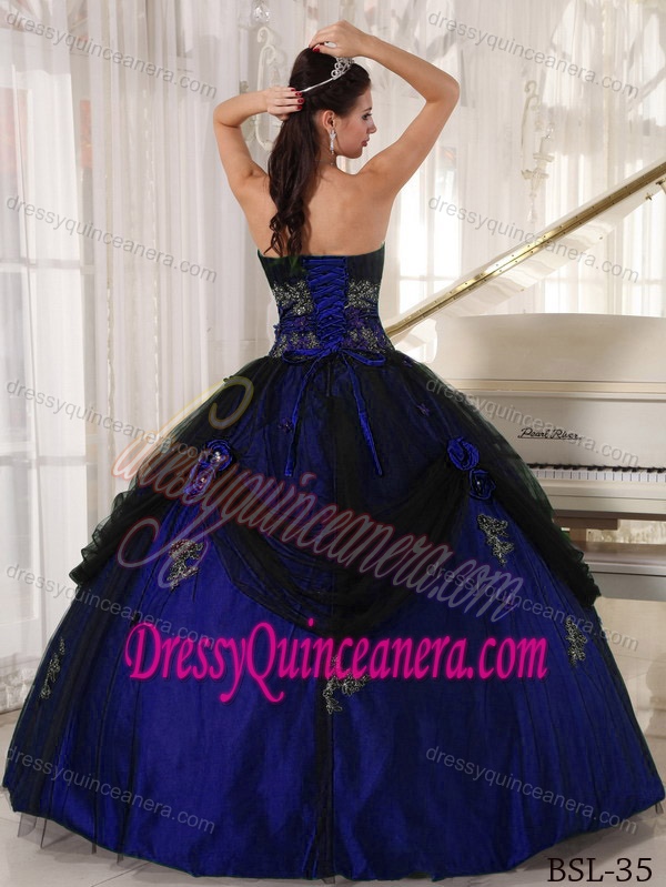 Cheap Ball Gown Strapless Dress for Quinceanera in Tulle and Taffeta