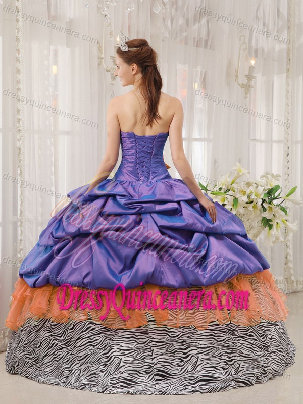 Ball Gown Style Strapless Lovely Sweet 16 Dress in Organza on Sale