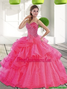 Pretty Sweetheart 2015 Spring Quinceanera Dress with Beading