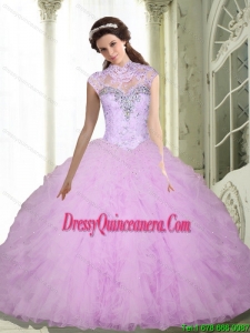 Luxurious Beading and Ruffles Sweetheart Quinceanera Dresses for 2015
