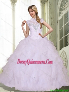 Pretty Sweetheart 2015 Quinceanera Dresses with Beading and Ruffles
