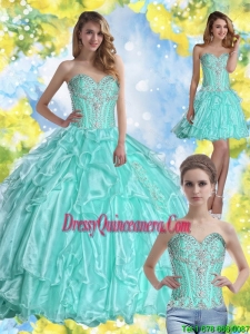 Simple Quinceanera Dresses with Beading and Appliques for 2015