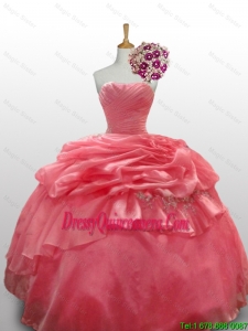 2015 Fall Top Seller Beaded Sweetheart Quinceanera Dresses
