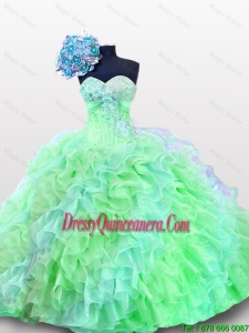 Luxurious Sweetheart Quinceanera Dresses with Appliques and Sequins for 2015 Fall