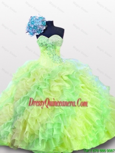 2015 Summer Pretty Sweetheart Quinceanera Gowns in Multi Color