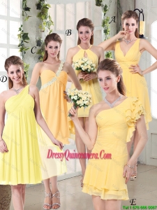 Popular and Fashionable Dama Dresses with Mini Length
