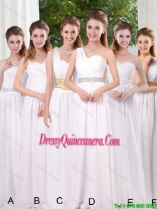 Popular Empire Dama Dresses in White for 2016