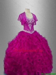 Exquisite Latest Ruffles Sweetheart New Style Quinceanera Dresses with Beading