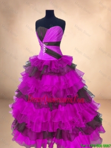 New Arrivals Hot Sale Perfect Ball Gown Floor Length Quinceanera Gowns in Multi Color