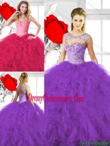 Classical Beading Ball Gown Sweet 16 Gowns with Sweetheart