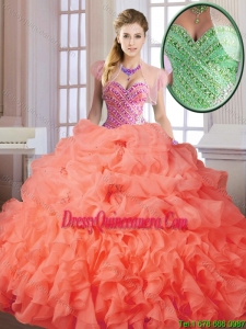 Elegant Spring Sweet 16 Dresses with Beading and Ruffles