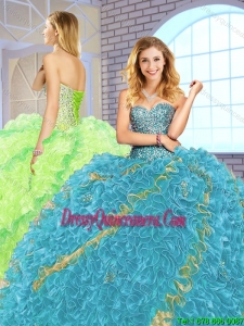 Hot Sale Floor Length Quinceanera Dresses with Lace Up