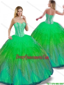 Classical Floor Length Quinceanera Dresses with Sweetheart