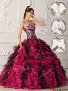 Latest 2016 Multi Color Quinceanera Dresses with Ruffles