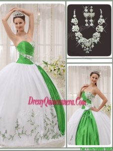 Popular Sweetheart Quinceanera Dresses with Embroidery for 2016