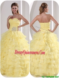 Classic Ball Gown Quinceaners Dresses with Appliques