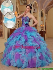 Exclusive Ball Gown Sweetheart Quinceanera Dresses in Multi Colo
