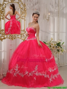 Fabulous Ball Gown Sweetheart Appliques Quinceanera Dresses