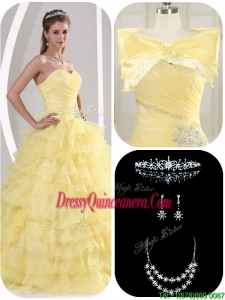 Luxurious Beading and Appliques Sweet 16 Dresses for Fall