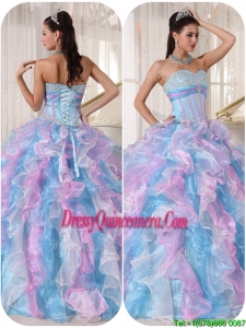 New Style Sweetheart Quinceanera Dresses with Ruffles and Appliques