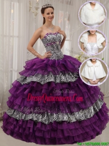Romantic Purple Ball Gown Sweetheart Quinceanera Dresses