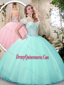Fashionable Sweetheart Quinceanera Dresses with Beading