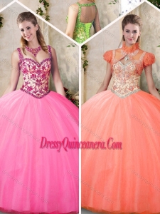 Cute Straps Quinceanera Dresses with Straps for 2016