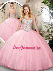 Luxurious Sweetheart Quinceanera Dresses in Pink