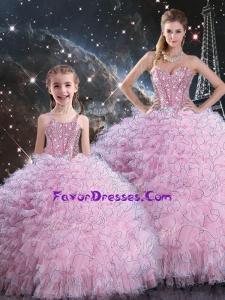 2016 Beautiful Princesita With Quinceanera Dresses with Beading and Ruffles