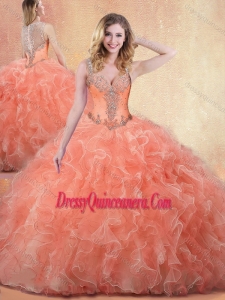 Classic Straps Ball Gown Quinceanera Dresses with Ruffles and Appliques