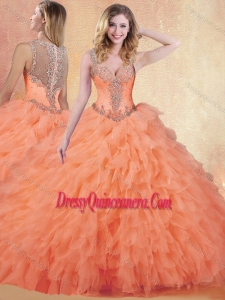 Gorgeous Ball Gown Straps Quinceanera Dresses with Ruffles and Appliques