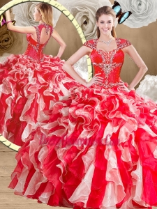 2016 Simple Sweetheart Multi Color Quinceanera Gowns with Beading