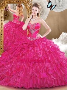 Gorgeous Sweetheart Quinceanera Dresses with Beading and Ruffles