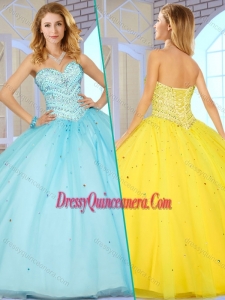 New Style Sweetheart Quinceanera Dresses with Beading for 2016