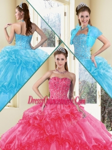 Unique Sweet 16 Dresses with Beading and Ruffled Layers