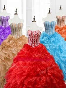 Hot Sale Custom Made Quinceanera Dresses with Beading