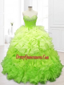 New Arrivals Custom Made Sweet 16 Dresses with Beading and Ruffles