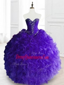 New Style Purple Custom Made Quinceanera Dresses