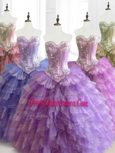 Beautiful Multi Color Custom Made Quinceanera Dresses
