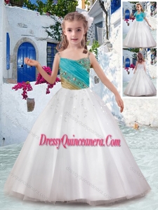Lovey Ball Gown Mini Quinceanera Dresses with Appliques and Beading