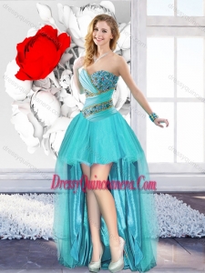 A Line Sweetheart Popular Dama Dresses with Beading
