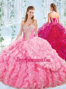 Best Selling Sweetheart Gorgeous Quinceanera Dress with Beaded Bodice and Ruffles