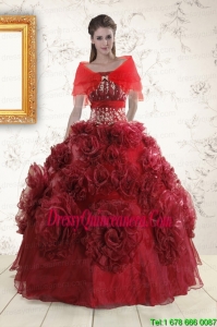 Exclusive Quinceanera Dresses with Hand Made Flowers for 2015