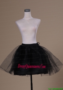 Lovely Mini Length Black Organza Petticoat